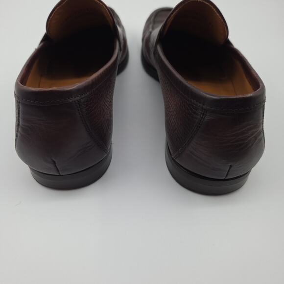 Magnanni Diezma II Brown Leather Penny Loafer Men EU 41.5 US 8.5 Spain Old Money main image 5